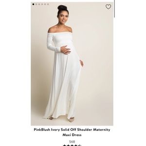 Pink Blush Maternity dress size Medium